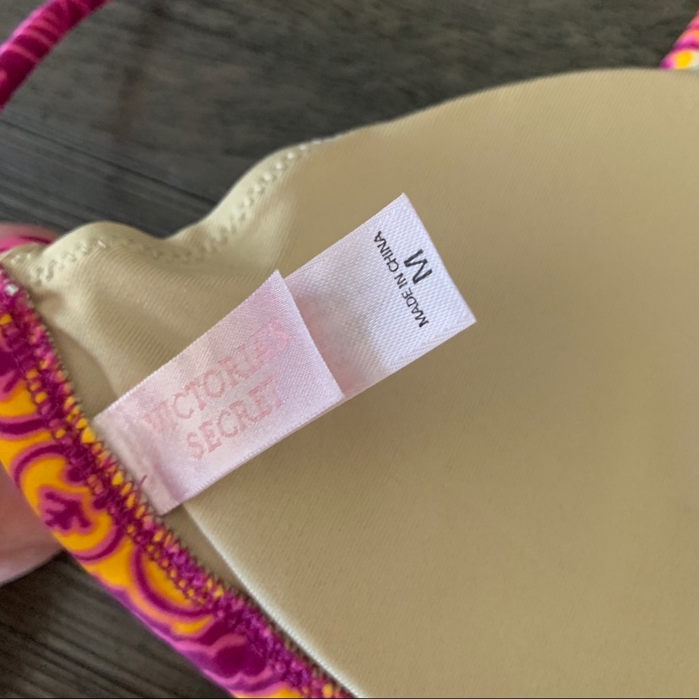 Euc Victorias Secret Boho Print String Triangle B… - image 3